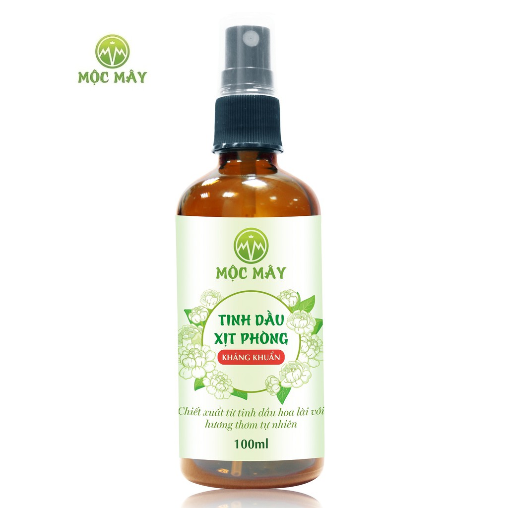 Tinh dầu xịt phòng hoa lài Mộc Mây 100ml, đuổi muỗi, diệt khuẩn, khử mùi, thơm phòng