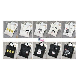 [RẺ VÔ ĐỊCH] Túi Vải Tote Cô Gái Ngốc Ngếch - Túi Tote Đa Dạng Mẫu Mã - Túi Vải Canvas Giá rẻ