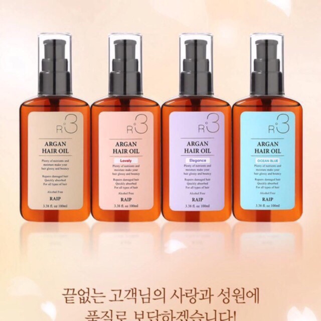 Dầu Dưỡng Tóc Raip R3 Argan Hair Oil