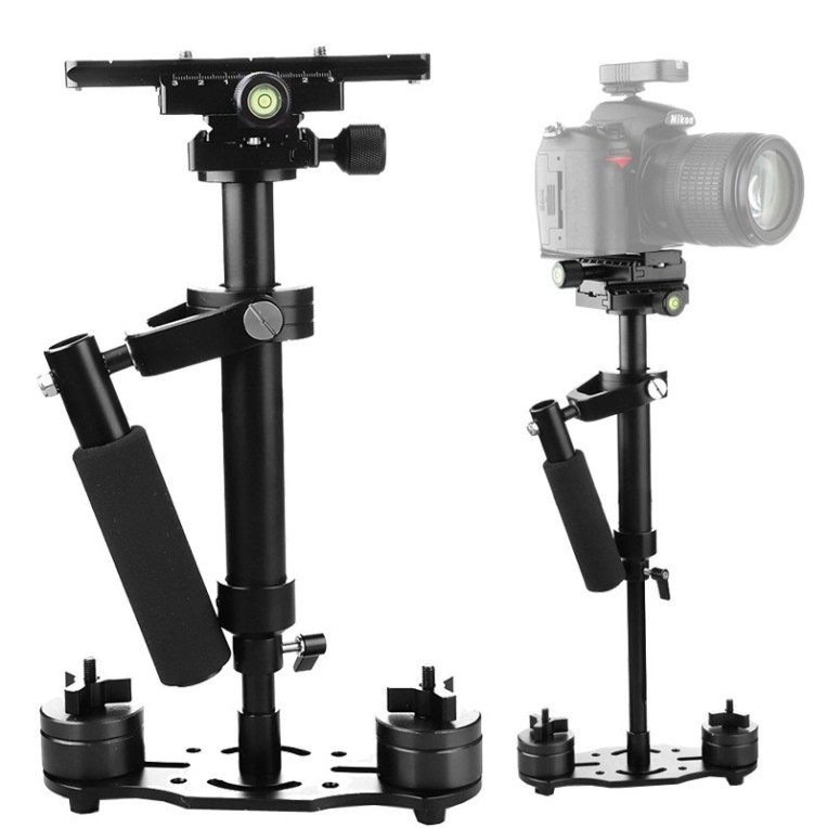 Tay cầm chống rung cơ gimbal cơ S40 chống rung -Stabilizer Steadicam cho camera hành trình, hành động, điện thoại-NBS40