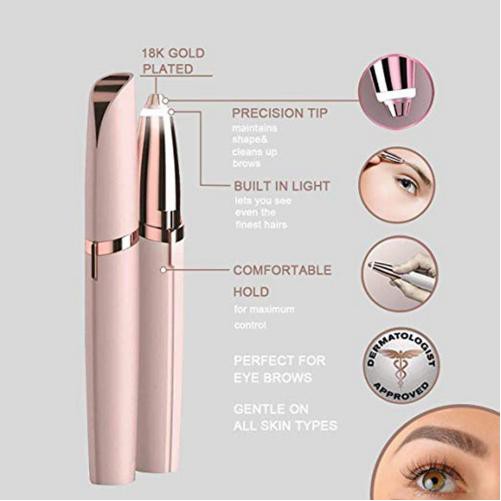 Máy Tỉa Lông Mày  FREESHIP  Bút Tỉa Lông Mày, Máy Tỉa Lông Mày Cao cấp Flawless Brows . Thiết kế Nhỏ gọn, đẹp, rẻ, Cực