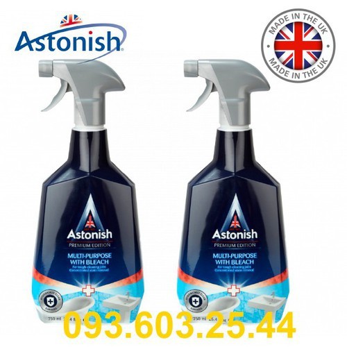 Nước tẩy rửa nhà vệ sinh Astonish 750ml - Bình xịt vệ sinh nhà tắm Astonish