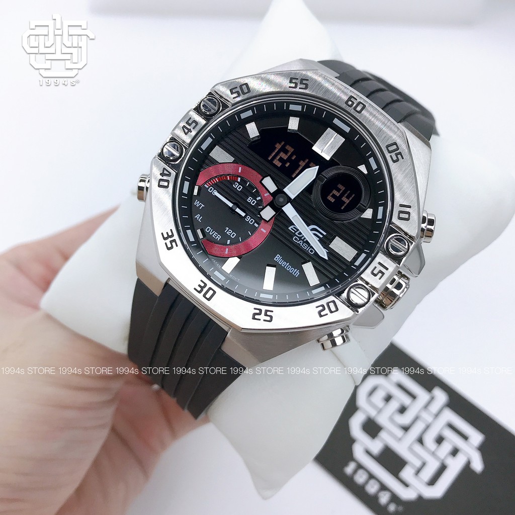 Đồng hồ nam Casio Edifice ECB-10 / ECB-10P-1A kết nối Bluetooth, chống nước 100m, size 48mm, hàng chính hãng