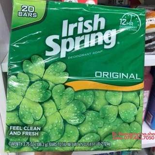 [Nhập Mỹ - Sẵn] Xà phòng cục Irish Spring - Mỹ