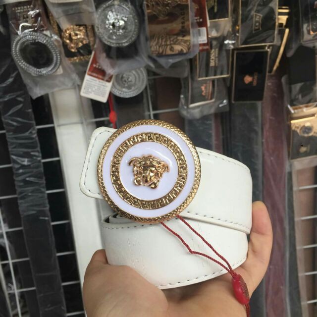 Dây lưng da, Thắt lưng VS mầu trắng cao cấp - Đẳng cấp hàng hiệu