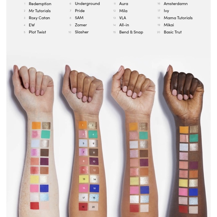 By BEAUTY BAY - NikkieTutorials x BEAUTY BAY Pressed Pigment Palette | bảng bột màu ép cho mắt