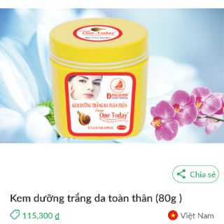 Dưỡng toàn thân one today