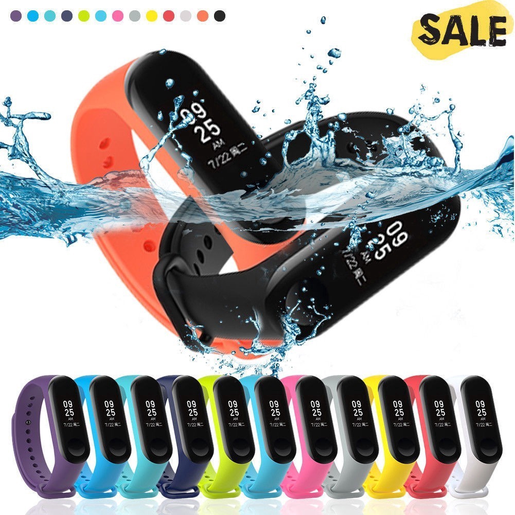 Dây đeo nhiều màu sắc thay thế cho Xiaomi Mi Band 3