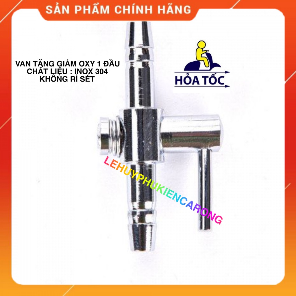 Van Chia Khóa OXY - Van INOX 304 ĐIều Chỉnh Chia Khí OXY Không Rỉ