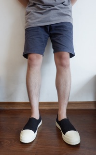Giày Rick Owen Slipon vải (Ảnh shop tự chụp)
