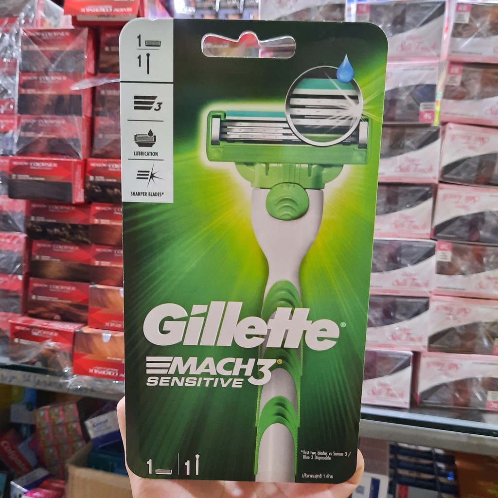 Dao cạo râu 3 lưỡi Gillette Mach 3 Sensitive