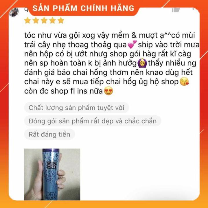 DẦU GỘI KHÔ GIRLZ ONLY 200ML