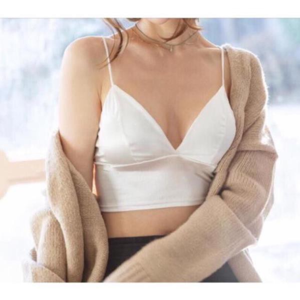 Áo Bra Lụa Phi Bóng 8 Nấc Cài Siêu Hot.. | BigBuy360 - bigbuy360.vn
