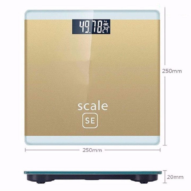 [FREE SHIP ĐƠN 50k] cân điện tử kèm màn hình led scale hình vuông