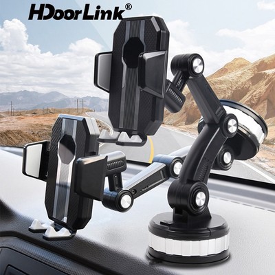 Giá đỡ điện thoại ô tô HdoorLink Giá đỡ cốc hút Giá đỡ điện thoại di động 360° đỡ điện thoại bảng điều khiển xoay có thể điều chỉnh