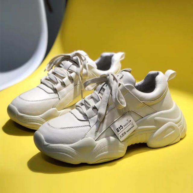 [Freeship] {video} Giày Thể Thao Nữ Độn Đế s15 Giày sneaker hottrend 2021