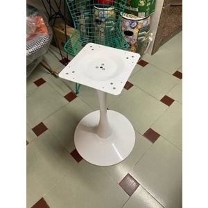 Chân Bàn Trụ Sắt Tulip Mâm Tròn Đen - Trắng Dùng Cho Bàn Caffe, Bàn Ăn