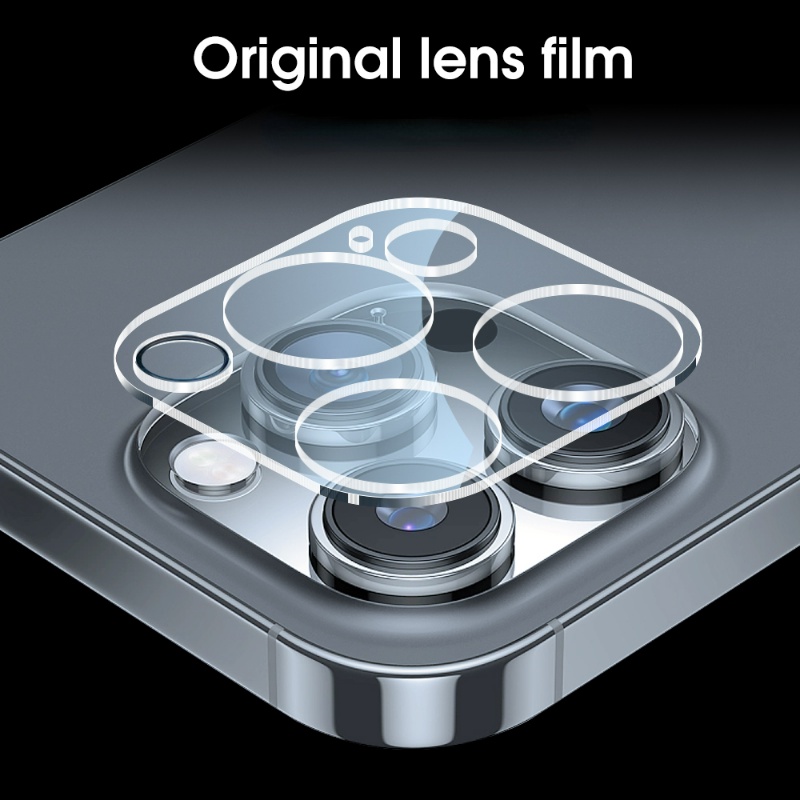 Miếng Dán Trong Suốt Bảo Vệ Ống Kính Camera IP 14 Pro / Full-Frame Ốp