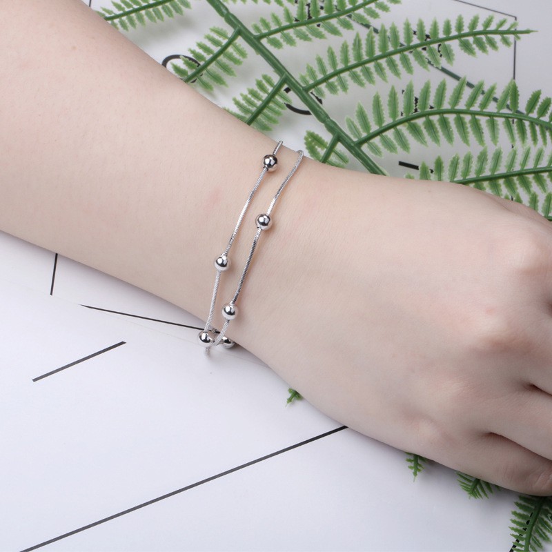 Vòng Tay Đính Hạt B116 Phong Cách Hàn Quốc Cho Nữ