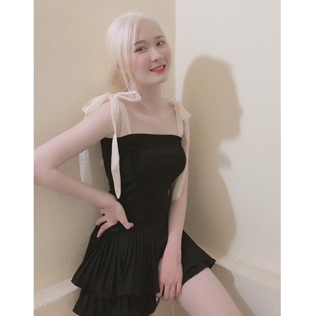 [ Mã WASTAPR giảm 10K đơn 50K] Áo 2 dây tiểu thư thắt nơ siêu chảnh shynstores | BigBuy360 - bigbuy360.vn