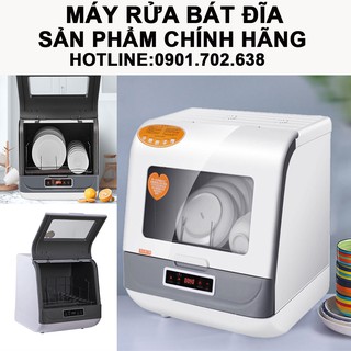 Máy rửa bát mini thế hệ mới, nhỏ gọn tiện dụng cho mọi gia đình, tiết kiệm thời gian hỗ trợ việc nhà!