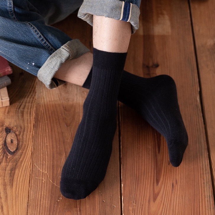 Vớ Văn Phòng cotton CỔ CAO thấm hút mồ hôi , không hôi chân