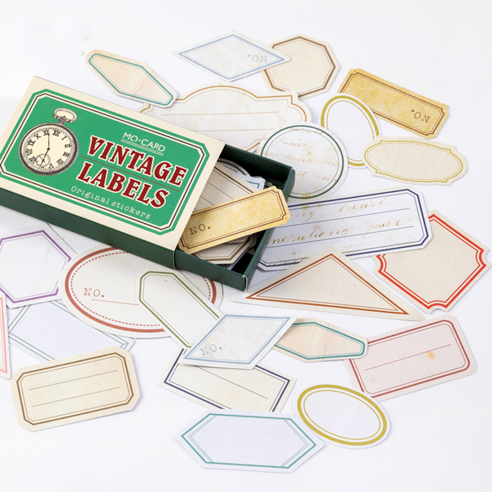 Nhãn Dán Trang Trí Phong Cách Cổ Điển