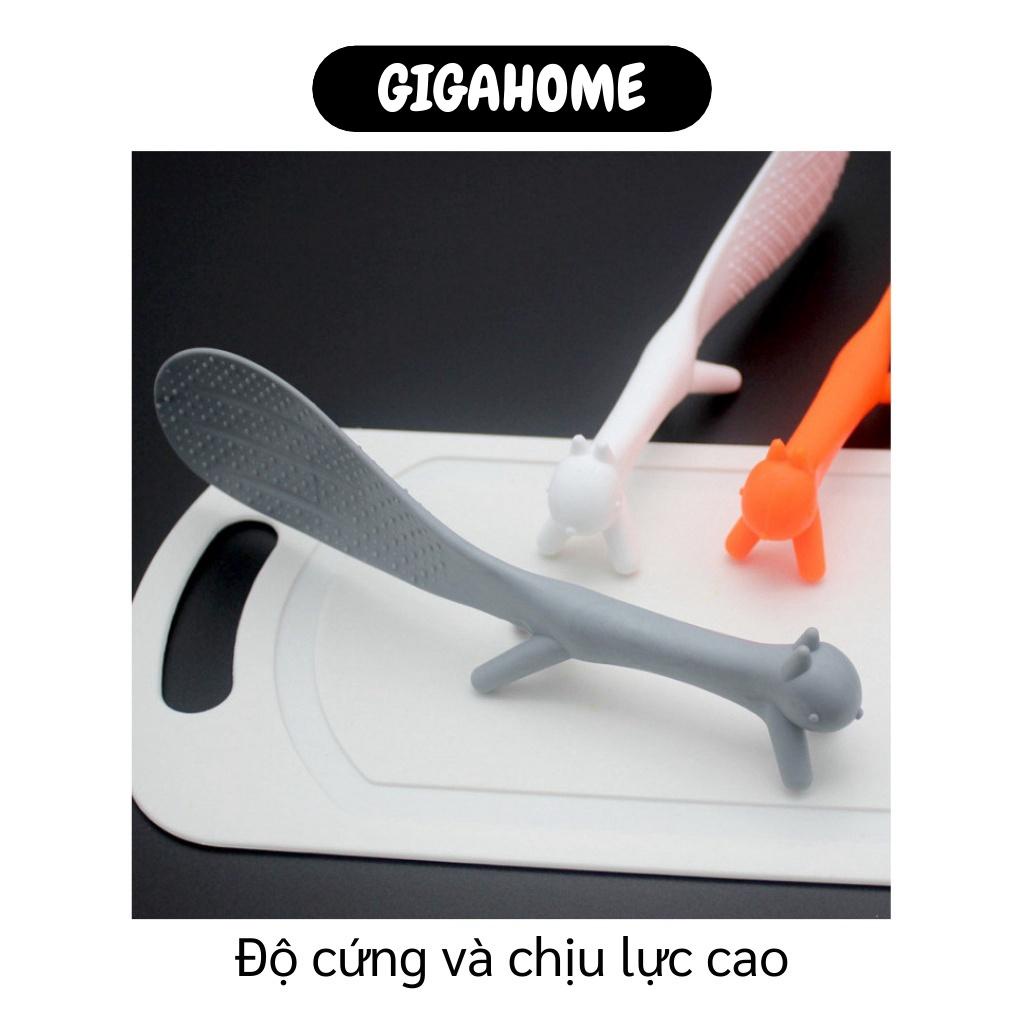 Vá xới cơm  ️ GIÁ VỐN Vá xới cơm luá mạch hình chú sóc, thiết kế dễ thương, vừa vặn tay cầm, chịu lực cao 7871