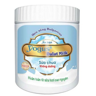 Sữa chua ăn Đà Lạt không đường/ có đường 500g ( hũ)