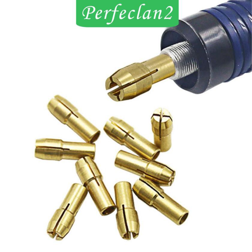 10 Đầu Kẹp Mũi Khoan Điện Mini 0.5-3.2mm 4.8mm