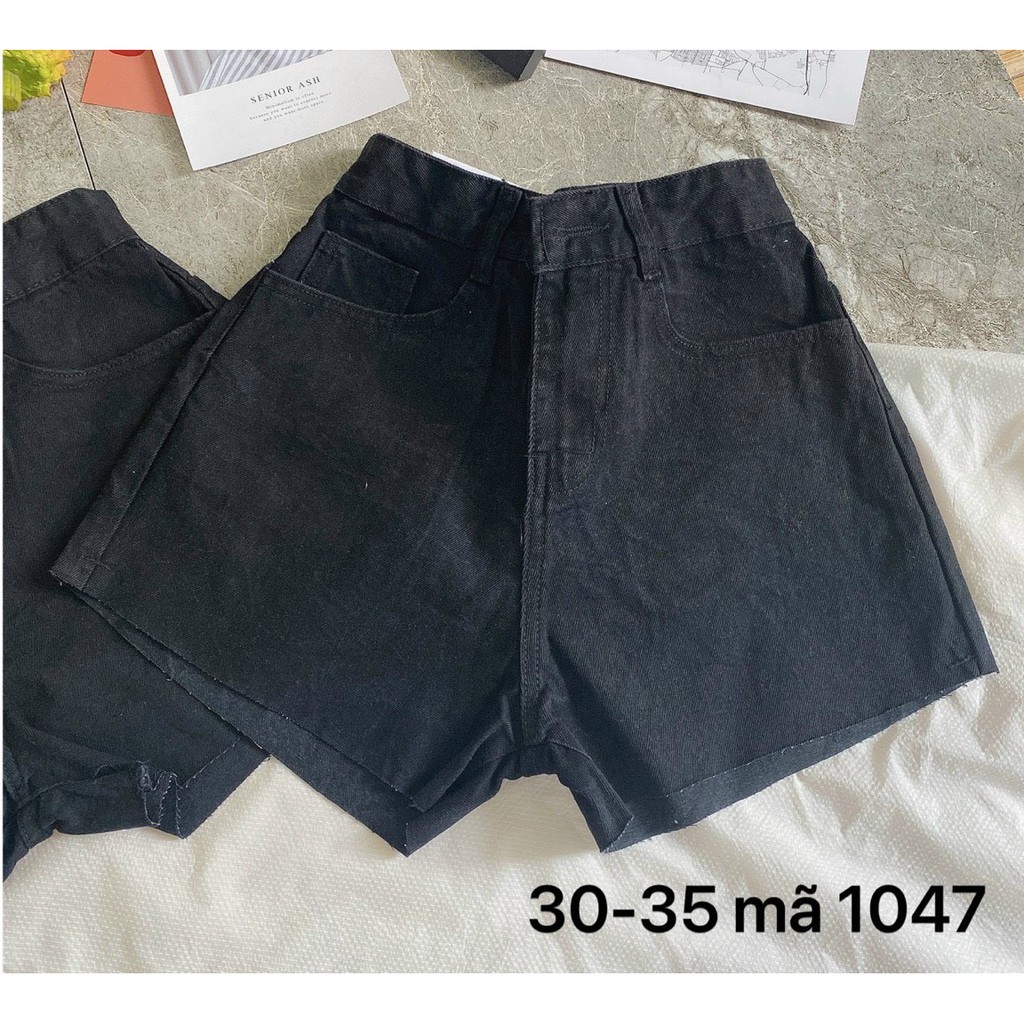 Quần Jean Short S1047 Trắng Đen Size To (60-85kg)