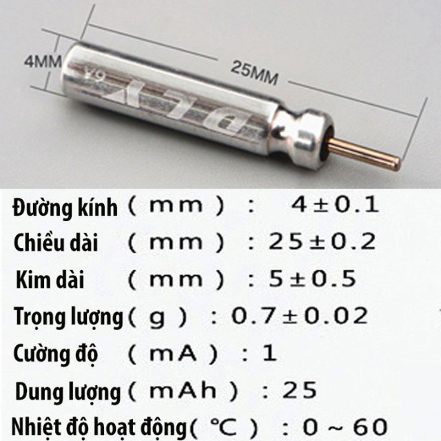 Pin Điện Tử CR-425  chuyên lắp phao câu đài câu đêm