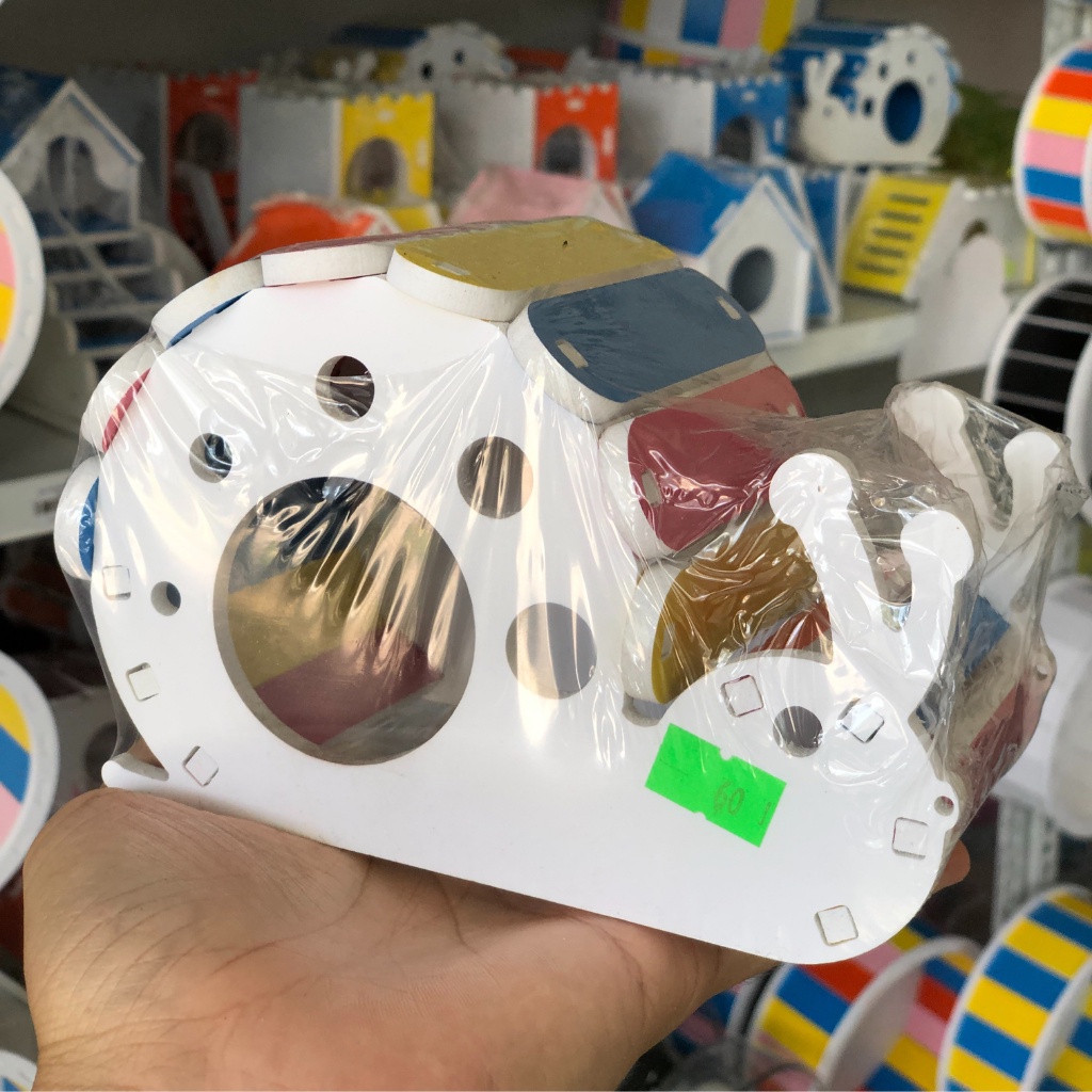 Nhà ngủ XỐP ỐC SÊN cho hamster, sóc, bọ, nhím, thú nhỏ