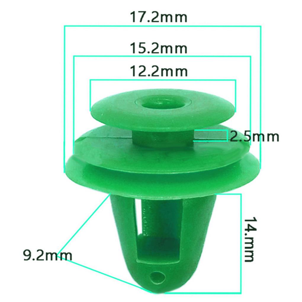 Set 50 Đinh Tán Nhỏ Bằng Nhựa Linh Hoạt Cố Định Cửa Xe Hơi Chống Mài Mòn