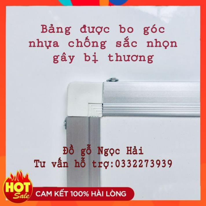 Bảng mica trắng 100 x 120cm viết bút lông khung viền nhôm đủ kích thước tặng đinh vít treo bảng trắng FREE SHIP