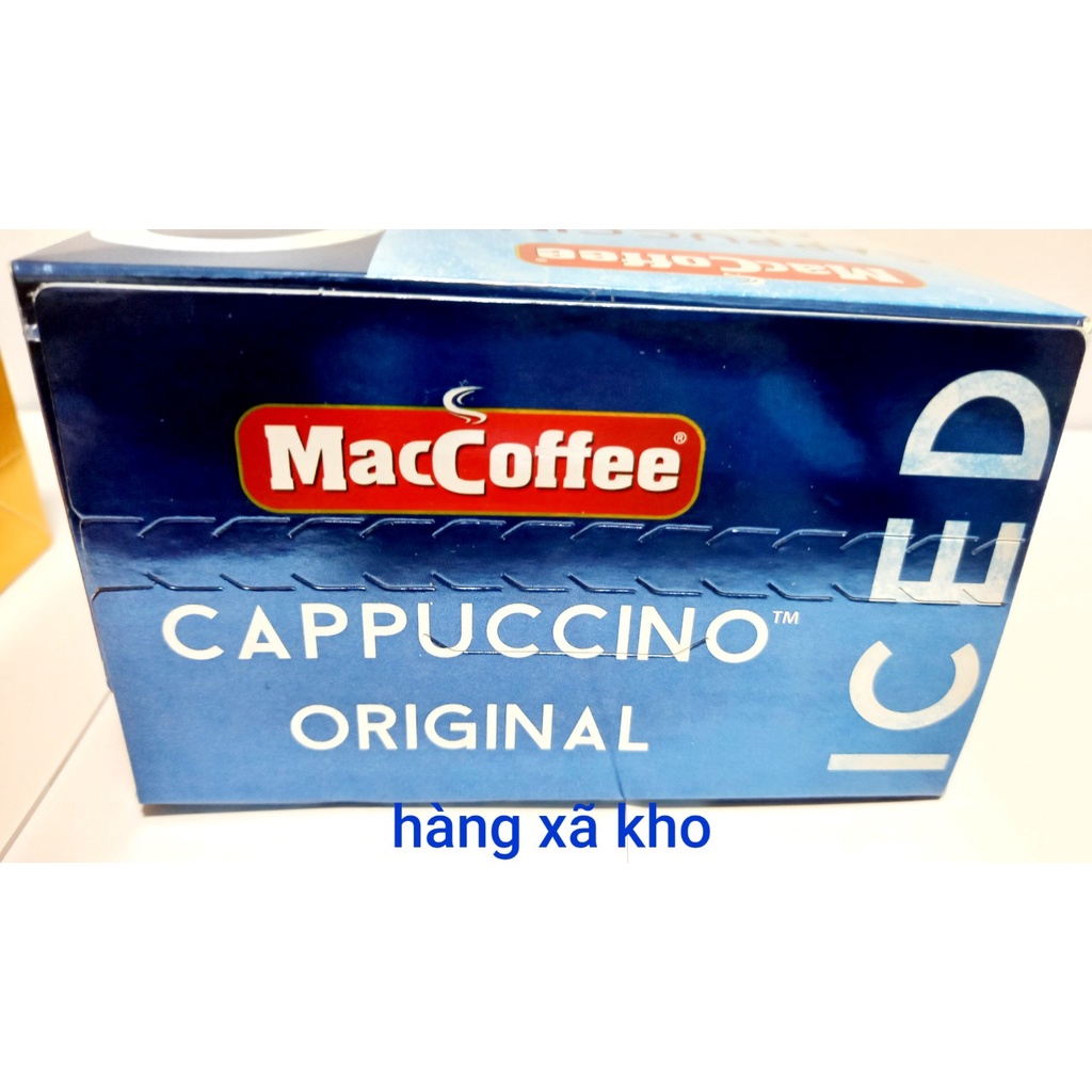 maccoffee cappuccino 190g (10 gói)  2 vị,( 3.2023) phô mai và truyền thống | BigBuy360 - bigbuy360.vn