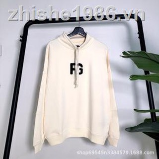 Áo tay dài họa tiết chữ FG phối dây rút thời trang cho nam
