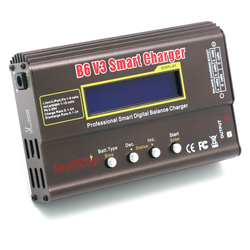 Bộ Sạc Pin Cân Bằng Kỹ Thuật Số IMAX B6 V3 Lipo NiMh + Bộ Sạc AC 12v 5A Cho Xe Hơi / Thuyền