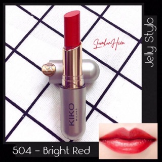 [Đỏ tươi 504] SON DƯỠNG BÓNG KIKO MILANO ❤ KIKO MILANO JELLY STYLO BRIGHT RED
