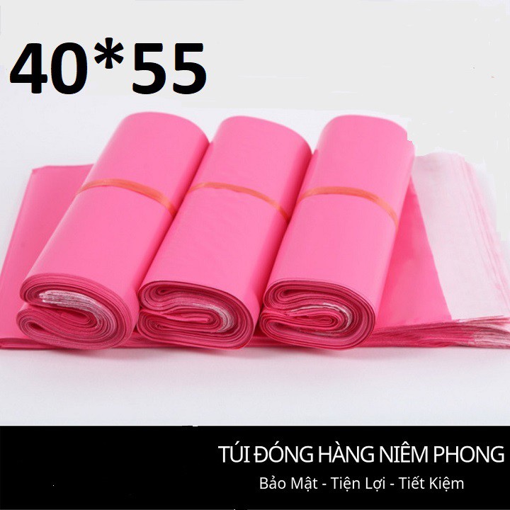 Bịch 100 Túi đóng gói hàng, niêm phong hàng nhiều màu kích thước 40*55 [giảm 10% khi mua từ 5 sản phẩm]