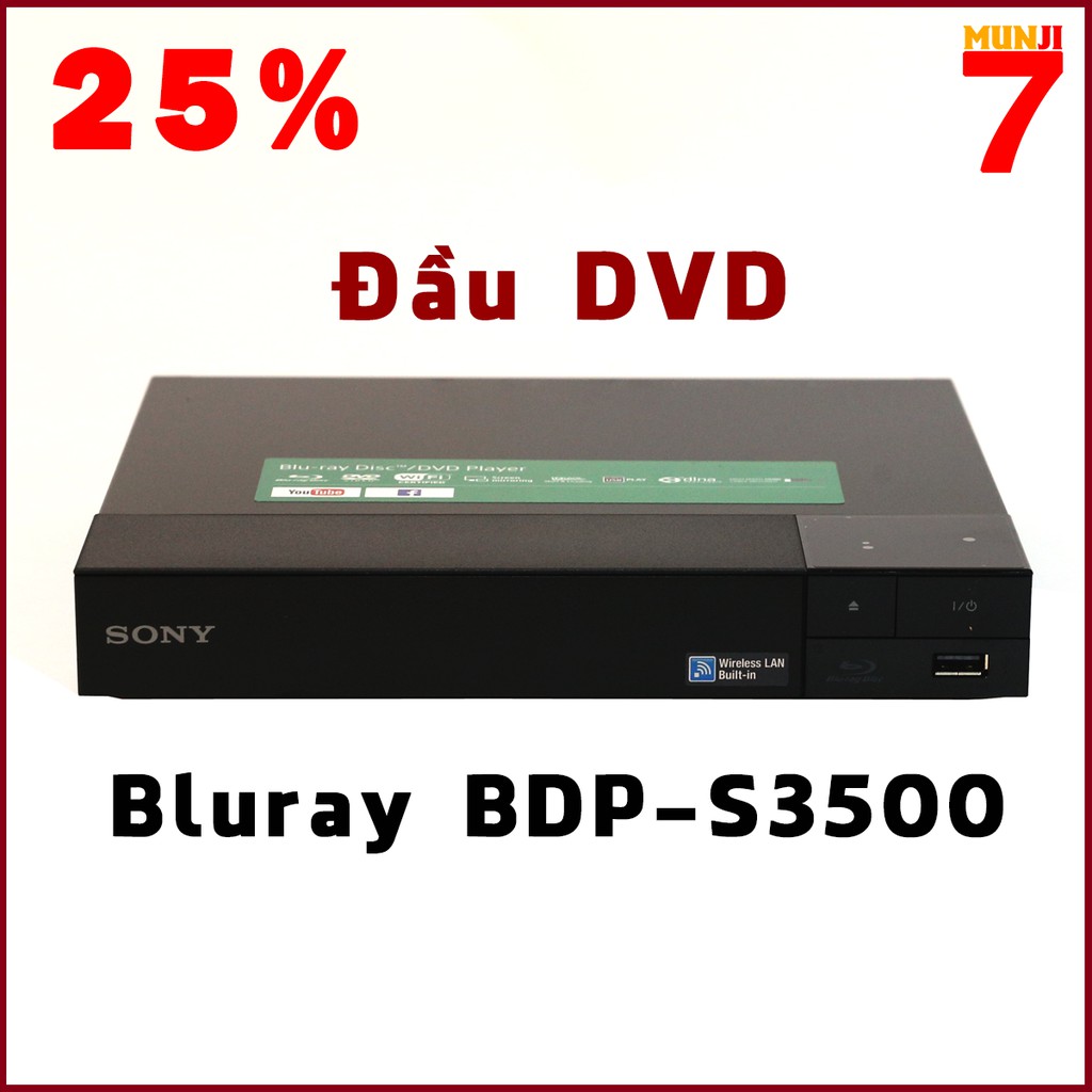 Đầu DVD Bluray SONY BDP-S3500