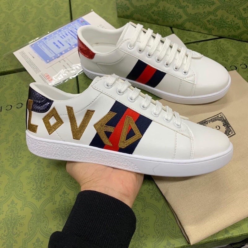 [ Full Box ] Giày Sneakers - Giày Gucci Love  Thời Trang Nam, Nữ full size 36-43