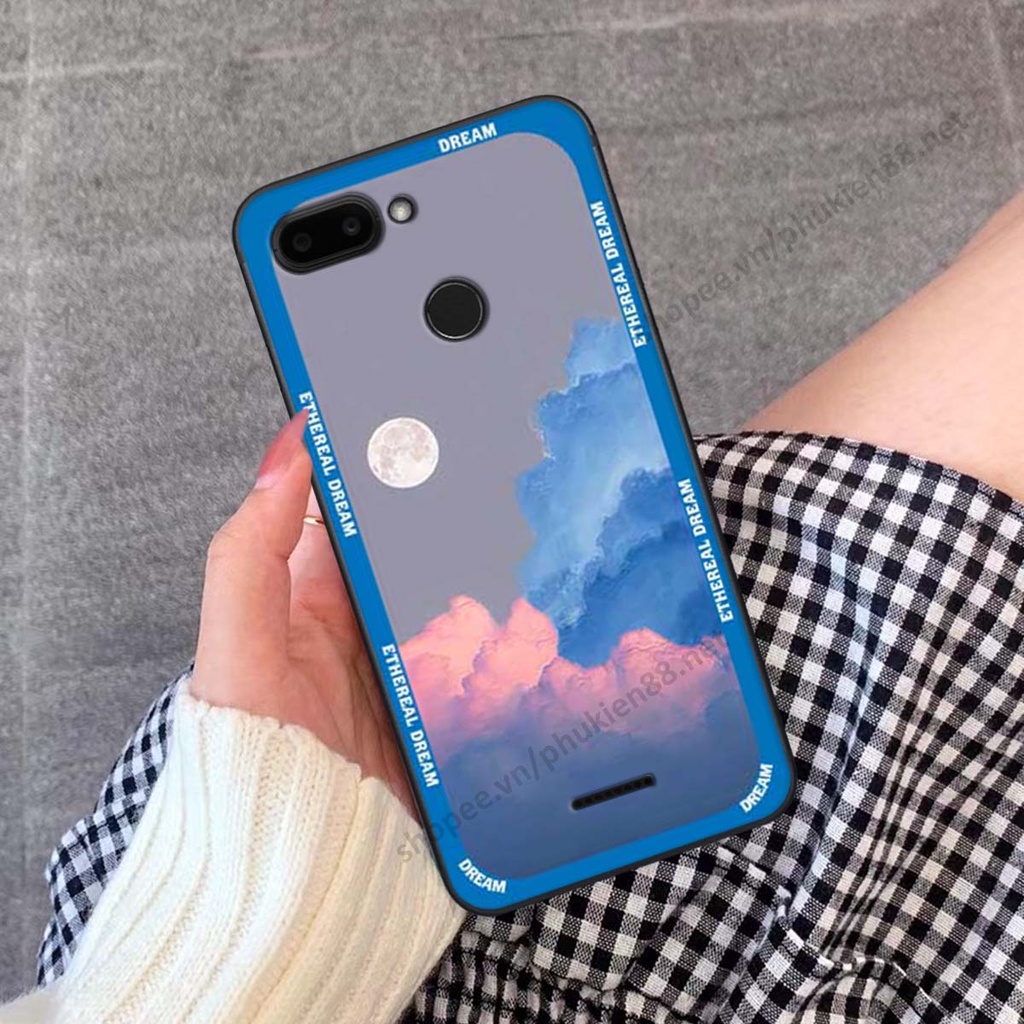 Ốp Xiaomi Redmi 6 hình vũ trụ, mountain, cloud phong cách cá tính