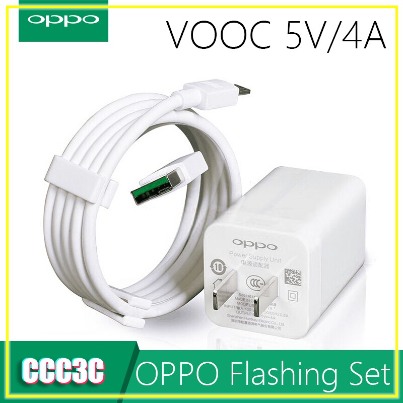 Bộ Sạc Nhanh OPPO VOOC AK779 5V 4A FOR OPPO F11 F11PRO F9 F7 F5 R9 R11S PLUS R17 PRO 5V 4A Đường sạc