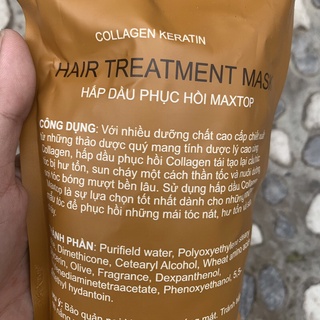 Hấp phục hồi collagen 1 phút MAXTOP 500ml "