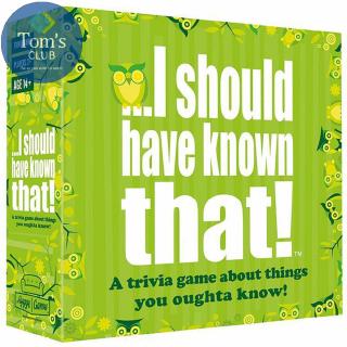 Board Game I Should Have Known That Trivia Game  Family Party Play Interactive Game Card Coated Paper