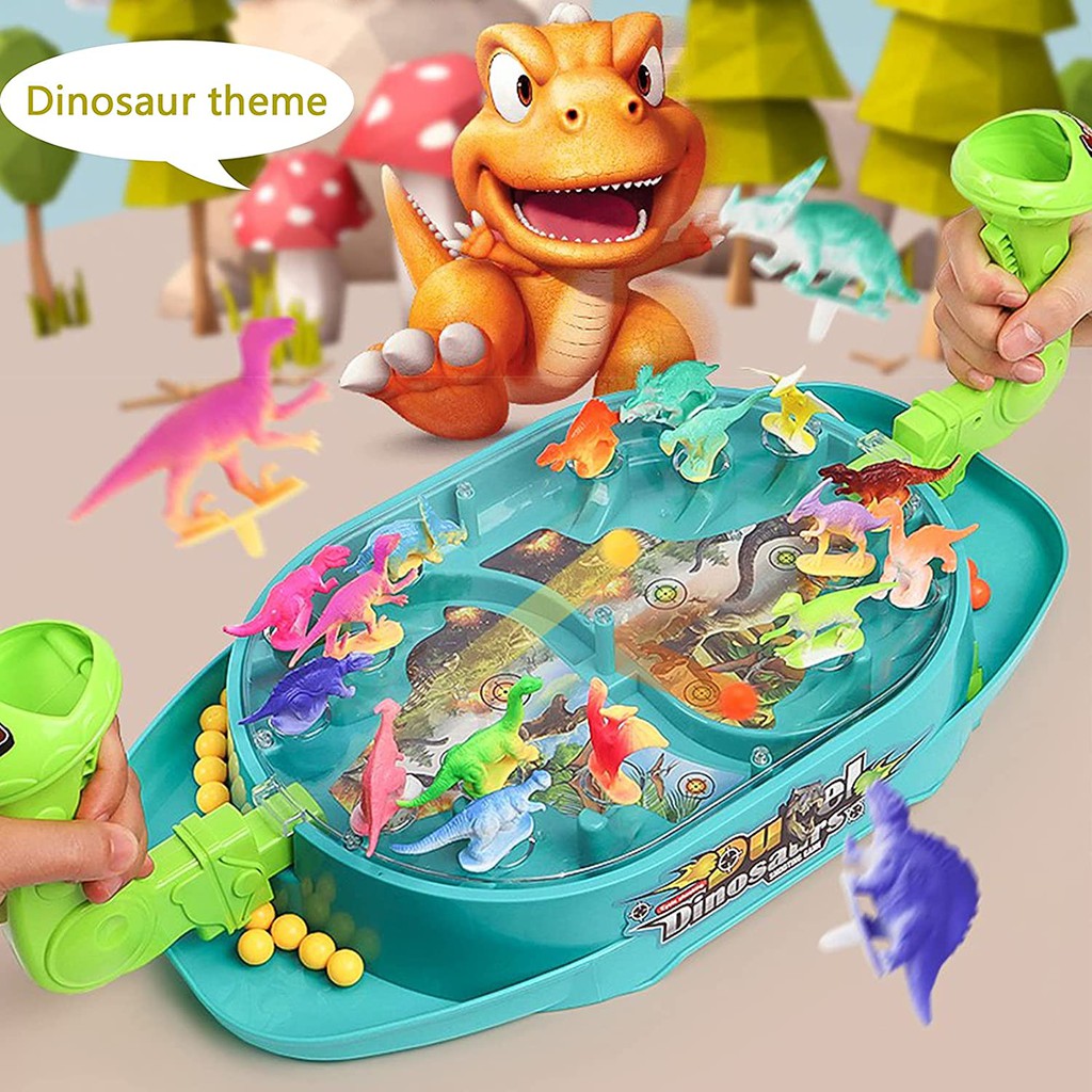 Đồ chơi khủng long đại chiến dino bắn bi đối kháng 2 người giải trí dinosaur trẻ em cho bé battle toys for kids