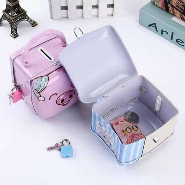 Két sắt mini có khóa cực cute dành cho bé yêu