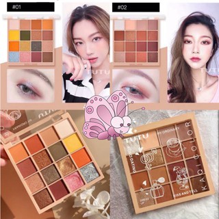 [Hàng mới về] Bảng phấn mắt TUTU XOXO 16 màu