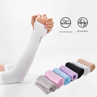 Găng tay chống nắng vải lụa lạnh mỏng phong cách Hàn Quốc nhiều màu sắc